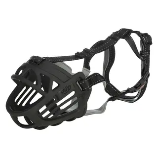 Produktfoto för Trixie Muzzle Flex muzzle rubber S black