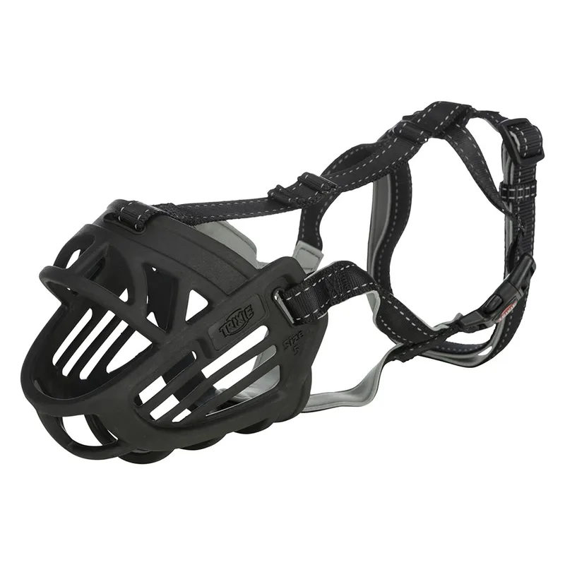Alternativ bild 0 för Trixie Muzzle Flex muzzle rubber S black