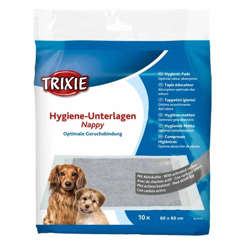 Bild 2 för Trixie Nappy hygiene pad with activated carbon 60x60 cm 10 pcs