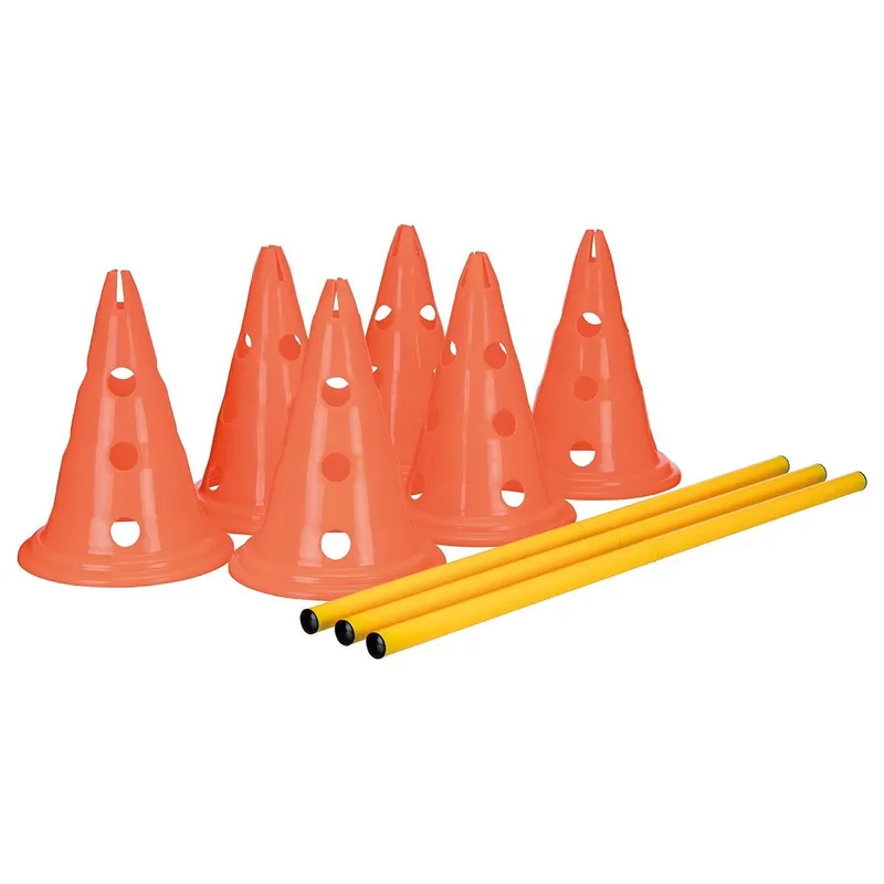 Bild 2 för Trixie Obstacle course for Dog Activity, set of 3 parts, 23 × 30 cm, 78 cm, orange/yellow