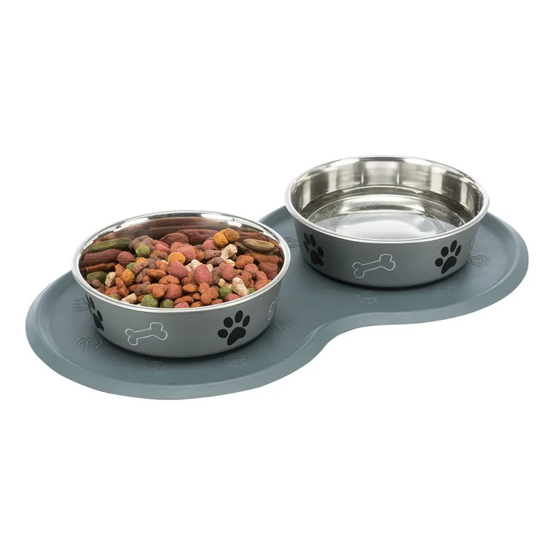 Bild 2 för Trixie Place mat natural rubber 45 × 25 cm dark grey