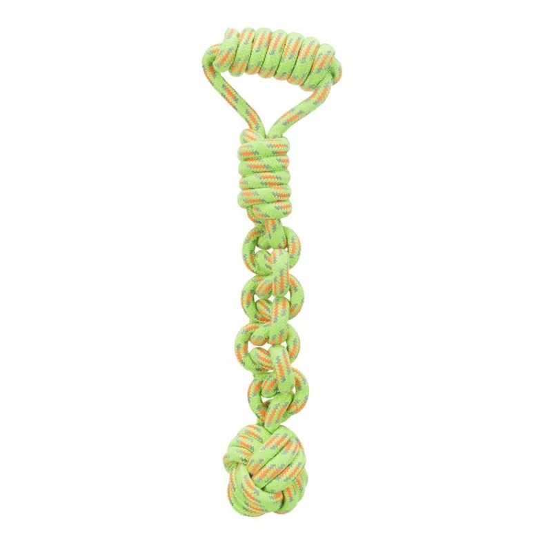 Bild 2 för Trixie Playing Rope with Woven-in Ball ø 8/38 cm assorted colours