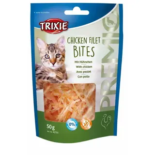 Produktfoto för Trixie Premio Filet Bits,Kylling, 50g - (12 pk/ps)