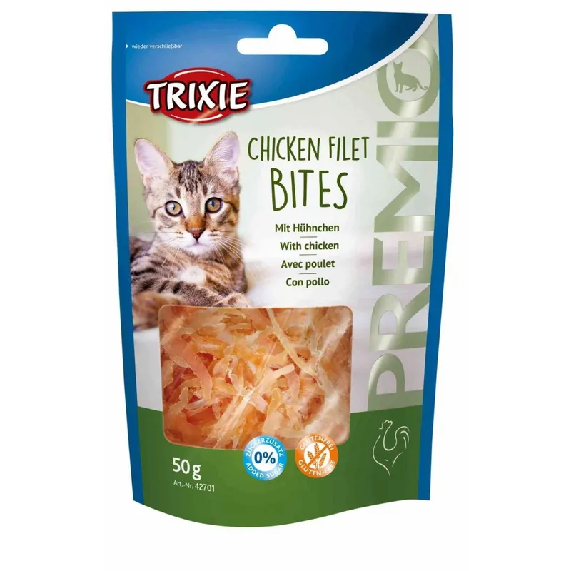 Bild 1 för Trixie Premio Filet Bits,Kylling, 50g - (12 pk/ps)