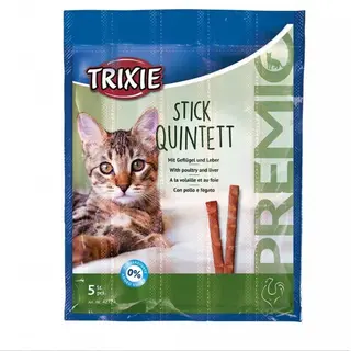 Produktfoto för Trixie Premio Quadro-Sticks, fjäderfä/lever 5 × 5 g - (24 pk/ps)