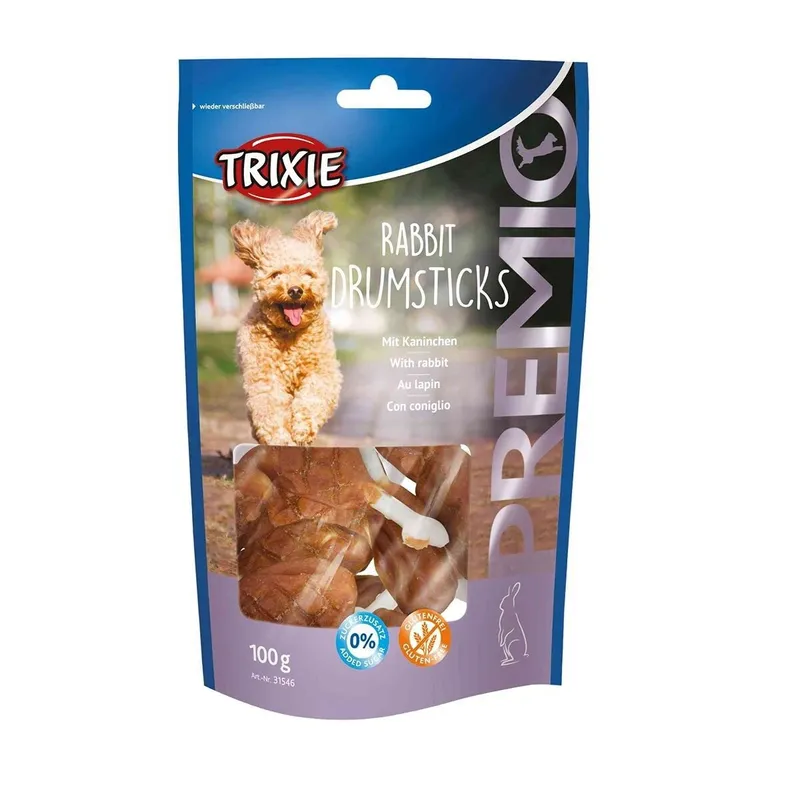 Bild 2 för Trixie Premio Rabbit Drumsticks 100g