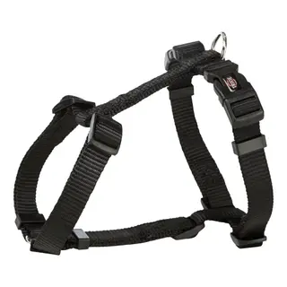 Produktfoto för Trixie Premium H-harness L-XL: 75-120 cm/25 mm black