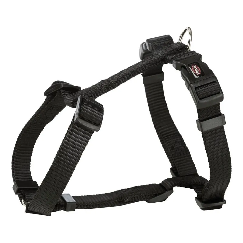 Alternativ bild 0 för Trixie Premium H-harness L-XL: 75-120 cm/25 mm black