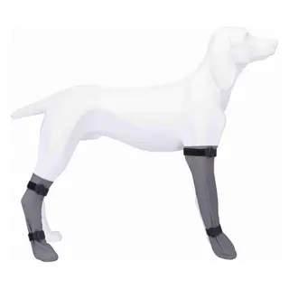 Produktfoto för Trixie Protective Sock silicone M: 8 cm/35 cm grey