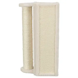 Produktfoto för Trixie Scratching board for corners with post, 15×50×15 cm, beige