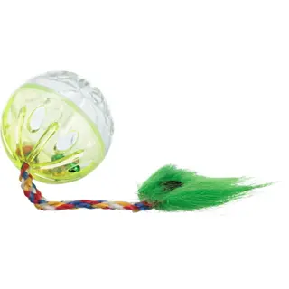 Produktfoto för Trixie Set of Rattling Balls with Tails ø 4 cm assorted colours