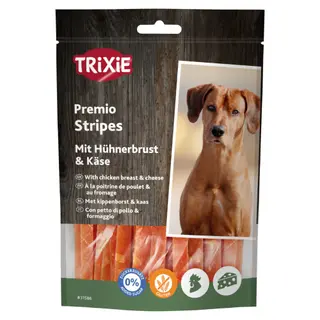 Produktfoto för Trixie Snacki Premio kyllingestrimler 100g