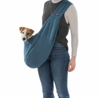 Produktfoto för Trixie Soft front carrier 22 × 20 × 60 cm blue/light grey