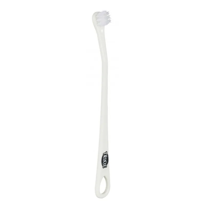 Bild 1 för Trixie Toothbrush set small dogs/cats 15 cm 4 pcs. white