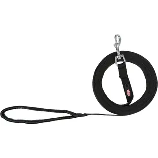 Produktfoto för Trixie Tracking leash cotton M-L: 5 m/20 mm black
