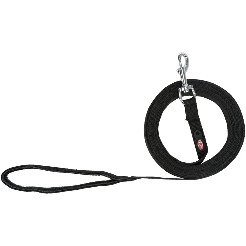 Alternativ bild 0 för Trixie Tracking leash cotton M-L: 5 m/20 mm black