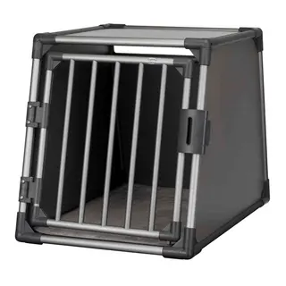 Produktfoto för Trixie Transport box, aluminium, M–L: 61 × 65 × 86 cm, graphite