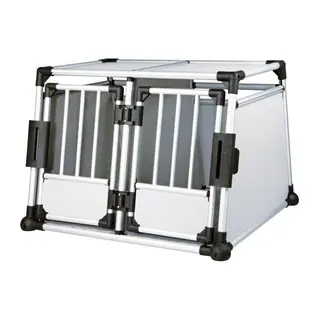 Produktfoto för Trixie TRIXIE Double aluminum transporter 93x64x88cm
