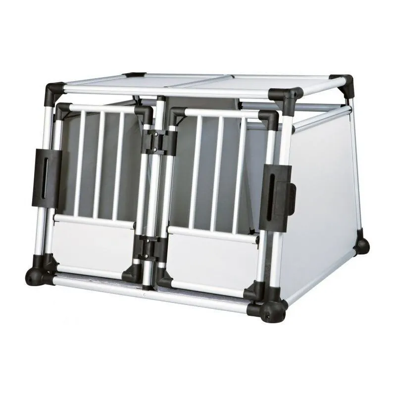Bild 1 för Trixie TRIXIE Double aluminum transporter 93x64x88cm