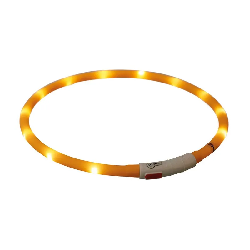 Bild 2 för Trixie USB Flash Light Ring XS-XL: 70 cm/ø 10 mm. Royal Blue