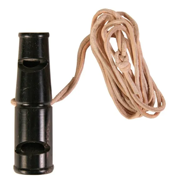 Alternativ bild 0 för Trixie  Visselpipa i horn 2-tons 6,5 cm