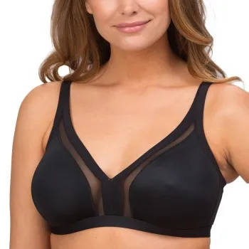 Alternativ bild 0 för Trofe Bella Wireless Bra BH Svart polyamid B 95 Dam