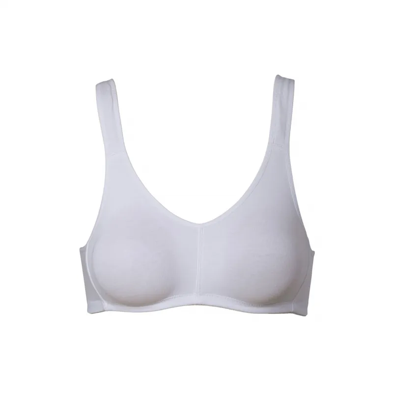 Bild 2 för Trofe Comfort Lounge Bra BH Vit bomull D 100 Dam