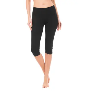 Produktfoto för Trofe Leggings 3-4 Length Svart bomull XX-Large Dam