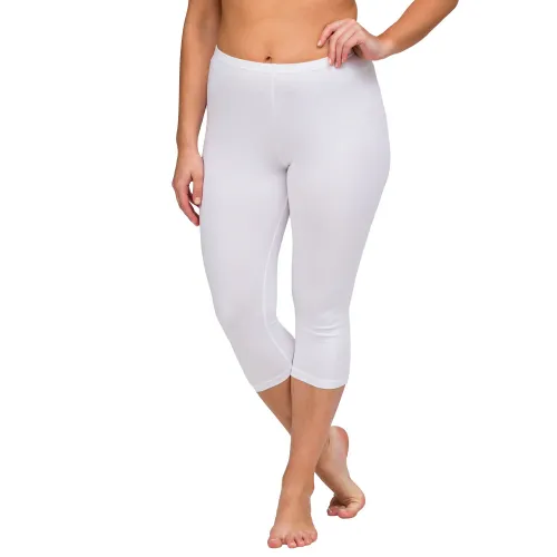 Bild 1 för Trofe Leggings 3-4 Length Vit bomull X-Large Dam