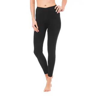 Produktfoto för Trofe Leggings With Lace Trim Svart bomull Large Dam