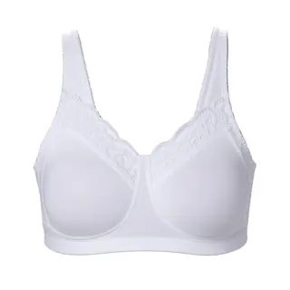 Produktfoto för Trofe Linnea Prosthetic Wireless Bra BH Vit polyamid D 95 Dam