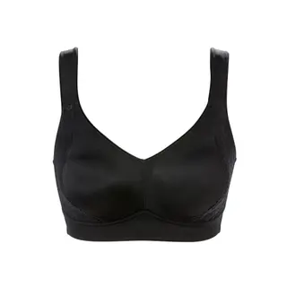 Produktfoto för Trofe Louise Soft Bra BH Svart polyamid F 100 Dam