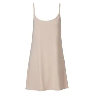 Produktfoto för Trofe Slip Dress Beige polyamid Large Dam