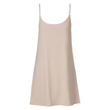Alternativ bild 0 för Trofe Slip Dress Beige polyamid X-Large Dam