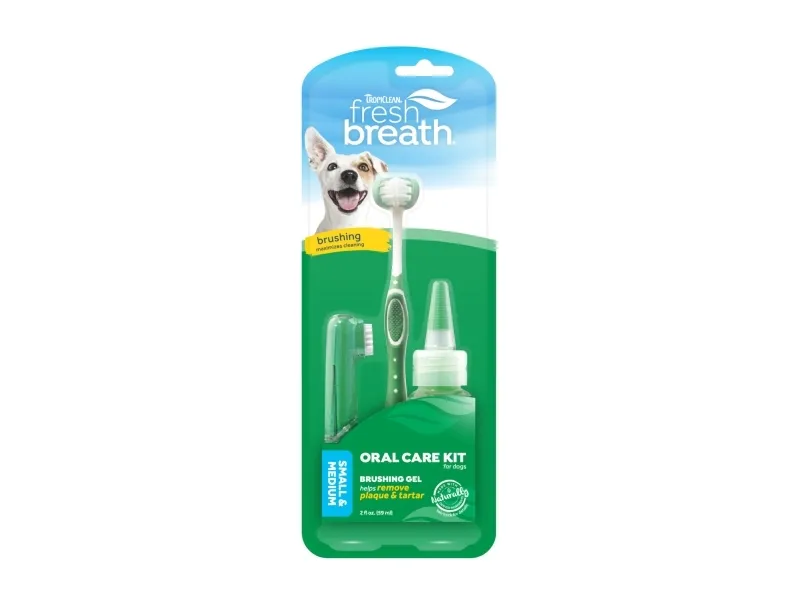 Alternativ bild 0 för Tropiclean Oral Care Kit for Dog 59ml.