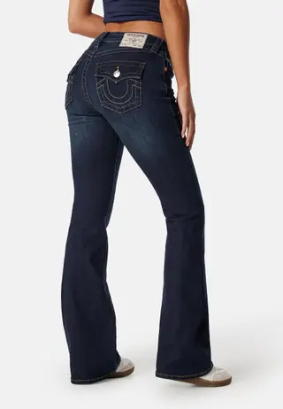 Produktfoto för True Religion Becca Mid Rise Bootcut Flap Muddy Waters 24