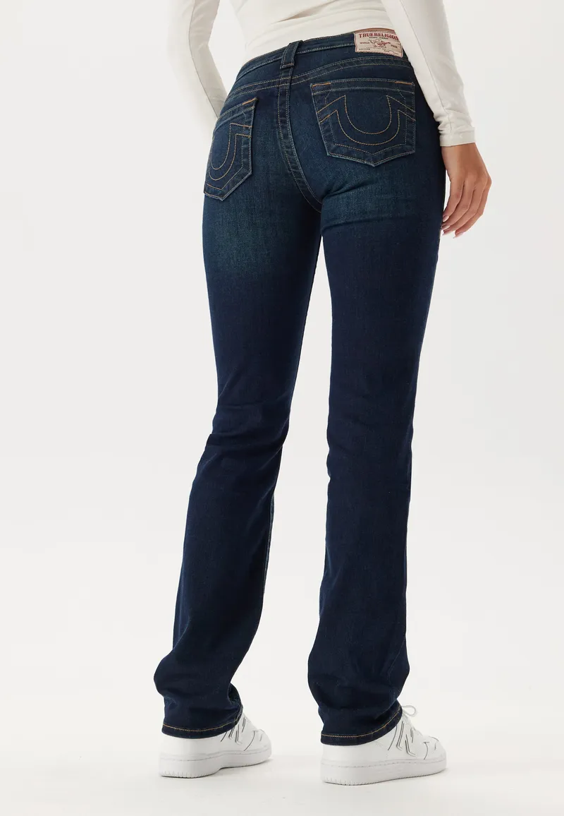Alternativ bild 0 för True Religion Billie Mid Rise Straight Indigo Upgrade 26