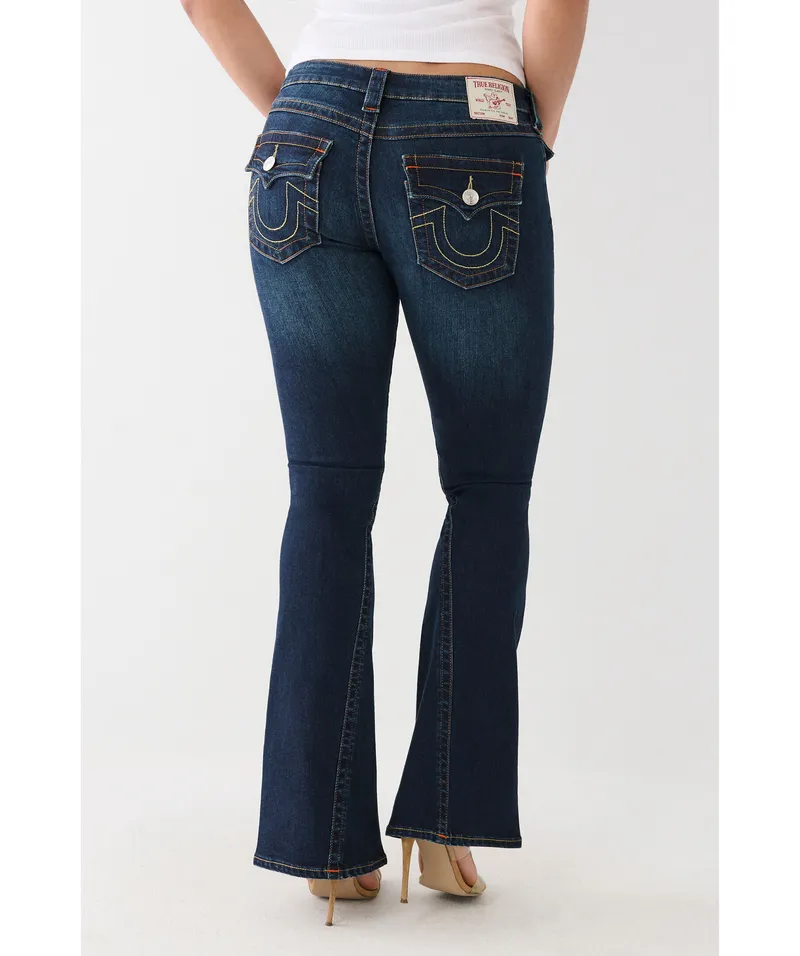 Bild 2 för True Religion Joey Low Rise Flare Muddy Waters 25