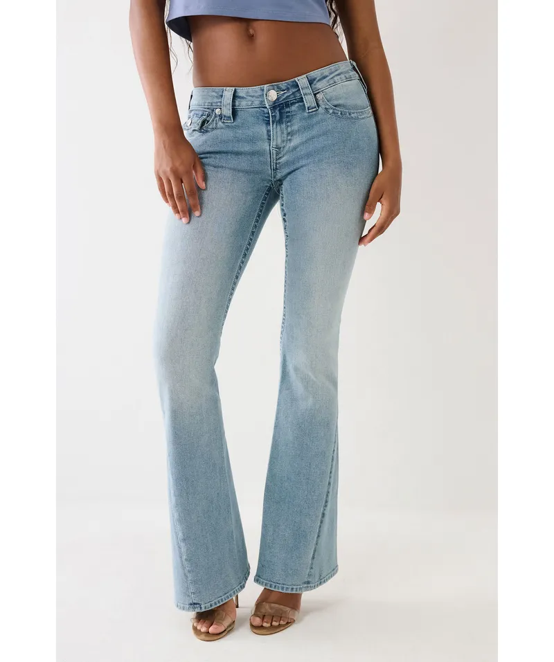 Bild 1 för True Religion Joey Low Rise Flare Peak Spot 25