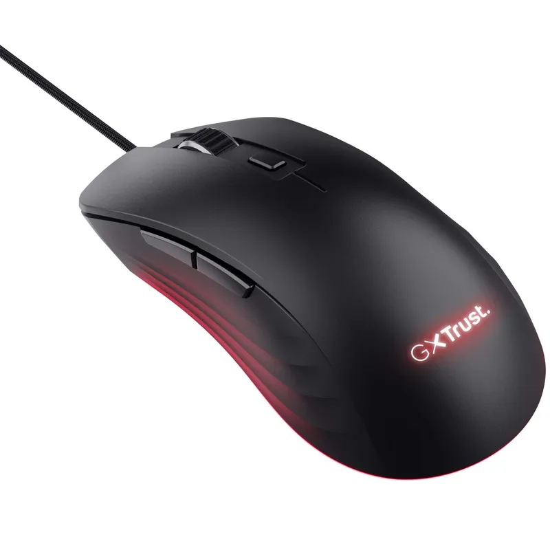 Bild 2 för Trust GXT 924 YBAR+ - Mouse - Optic - 6 knappar - Svart
