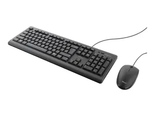 Produktfoto för Trust Tangentbord+Mus TKM-250 Kabel