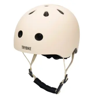 Produktfoto för Trybike Cykelhjälm 45-51 cm (Creme)