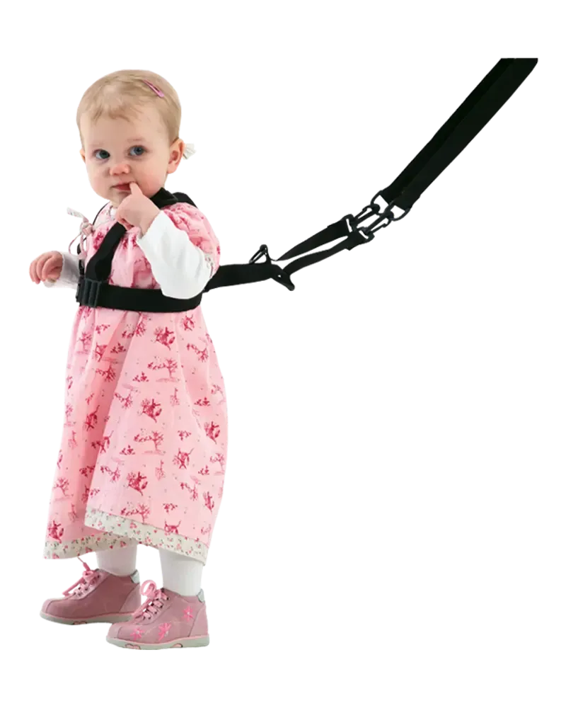 Alternativ bild 0 för Tullsa barnsele i textil med reflex, svart