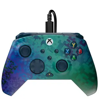 Produktfoto för Turtle Beach Rematch Advanced Wired - Glitch Green - Wired Controller - Microsoft Xbox One