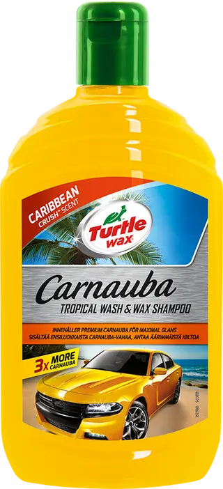 Produktfoto för Turtle Wax Carnauba Tropical Shampoo - 500 ml.