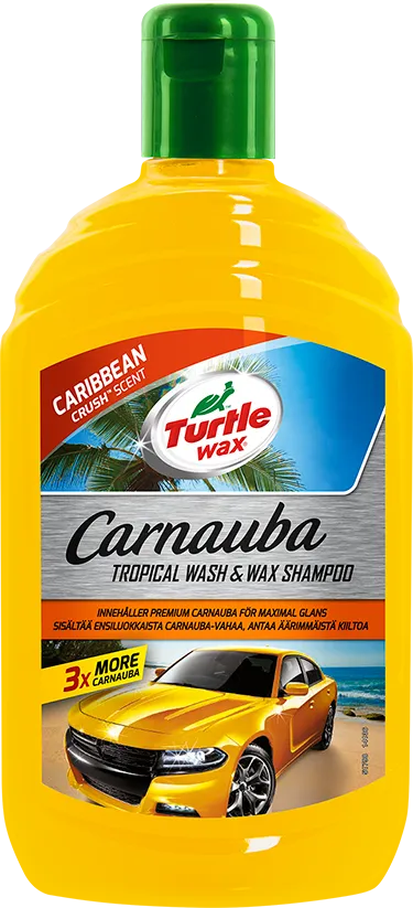 Alternativ bild 0 för Turtle Wax Carnauba Tropical Shampoo - 500 ml.