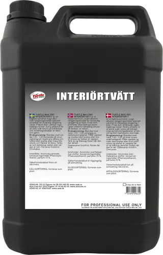 Produktfoto för Turtle Wax Pro Interiörtvätt - Textilrengöring Dunk 5 l