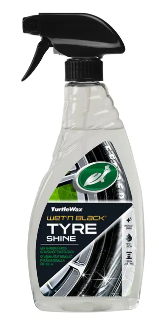 Produktfoto för Turtle Wax Wet'n Black Tyre Shine - Dækglans - 500 ml.