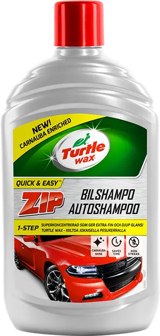 Produktfoto för Turtle Wax Zip Bilschampo - 500 ml.