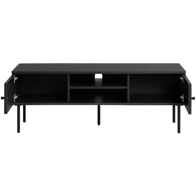Bild 3 för Tv-bänk Benzem 120 cm - Svart